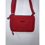 Vera Bradley  Crossbody Bag Quilted Red Shoulder Bag Multi Compartment‎ L Photo 1