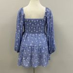 Arula Blue & White Floral Mini Dress Photo 2