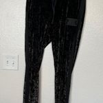 PINK - Victoria's Secret Victorias Secret PINK Womens Black Velvet Drawstring Joggers Size L  Photo 1