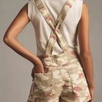 Anthropologie  Pilcro Camo Overalls Romper in Green Motif Sz M NWT $118R Photo 2