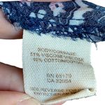 Free People RUMA Blue Floral Tiered Mini Dress Women's Size 2 Viscose Short Photo 4