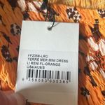 Faithfull the Brand Faithful The Brand Terre Mer One Shoulder Floral Orange Mini Dress Size 4 NWT Photo 15