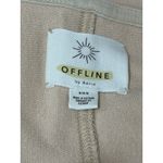 OFFLINE by Aerie Beige Cozy Zip Up Hoodie Sweatshirt M Casual Comfort *Stain* Tan Size M Photo 7
