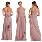 Birdy Grey  Chicky Mauve Convertible Bridesmaid Dress XS NWT Floor Length Photo 2