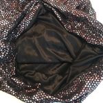 EXPRESS strapless metallic bodycon party dress with side ruching small Eras Tour Photo 7