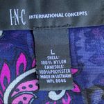 INC 2 Piece Paisley Top Blue Size L Photo 9