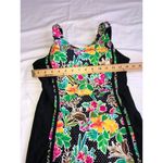 Modest Swimsuit Size US M L Korean 3XL One Piece Korean Black Floral Boyshort Size L Photo 2