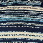 Faded Glory Vintage Y2K Half Denim Half Knit Fair Isle Jacket Blue Women’s 26W 28W 3X 4X Photo 2