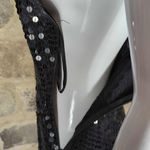 ROBERT Anthony vintage black gold sequins beaded full length dress size 4 Black Photo 12