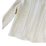 VINTAGE L.L. BEAN Fair Isle Cable Knit Cardigan Size M Photo 3