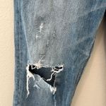 American Eagle Distressed Straight Jean Raw Hem | Size 10 Photo 1