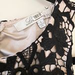 Lovers + Friends  Revolve Caspian Shift Dress Black Floral Crochet Lace Photo 3