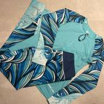 Wave life XS Atlantis legging and zipper long sleeve rashguard sun protection 50 Blue Photo 0