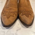 Guess by Marciano Vintage GUESS Georges Marciano LEATHER BROWN WESTERN Mule Bootie statement rodeo Photo 7