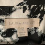 Laura Ashley NWT Palm Beach Black & White Floral Blazer Size M Photo 6