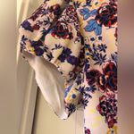 SALONI Sonia Long Dress in Floral Lace Detail Size 0 US or 4 UK Silk Maxi Ruffle Photo 6