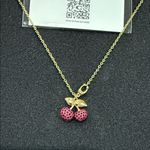 Coach Necklace with Red Cherry Pendant Photo 4