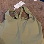 Halara NWT  small green tank top Photo 2