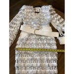 Zhivago It's Over Dress Midi tassle lace long sleeve formal cocktail dress US 4 White Photo 3