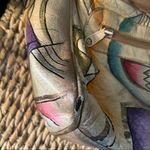 Hand painted leather handbag cross body Southwestern Tan Boho. Photo 8