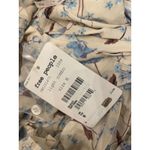 Free People NWT  Dress Sz M Mini Flower Fields Ivory Floral Long Sleeve Boho $128 Photo 3