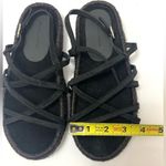 Brochu Walker  Dawson Espadrille Sandal Strappy Onyx Black Size 6 NEW Photo 9