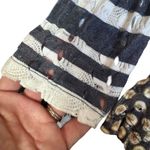 Alberto Makali Button Up Top M Patchwork Art To Wear Mixed Media Floral Boho Y2K Photo 9