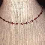 Red Evil eye choker Photo 0