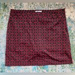 Greg Norman women’s red ring graphic print athletic golf skirt, size 10 Photo 0