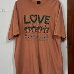 Timberland  Mother Garden Graphic Orange T-Shirt Size XL Photo 0