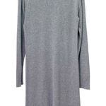 Rails  Mila Heather Grey Merino Wool Blend Mockneck Sweater Dress Midi Size Large Photo 0