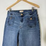 Kut From The Kloth  Charlotte Wide Leg Jeans Women’s 10 High Rise Medium Wash Photo 4