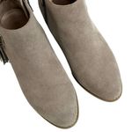 Vionic EUC  Leather Faros Fringed Ankle Boots Greige Size 8 Photo 4