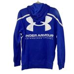 Under Armour Blue Athletic Hoodie Sweatshirt Unisex Size Small Athleisure Design Photo 1