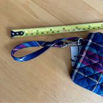 Vera Bradley Clip & Zip Mini Pouch Wristlet, Tartan Plaid, Navy, Red, Green Photo 8