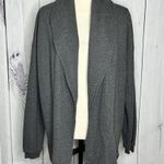 Marled Reunited Clothing Sweatshirt Cardigan Womens Sz L Gray Pockets Open Size L Photo 0