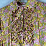 Horror Vacui Pernille Floral Cottagecore Bohemian Midi Dress Size XS Photo 4