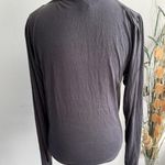 We The Free Free People  Grey Metallic Long Sleeve Top‎ Women's Extra Small Photo 0