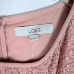 Loft NWT  Floral Lace Bodice Dress Mini Sleeveless Floral Blush Pink Size 10 NEW Photo 3
