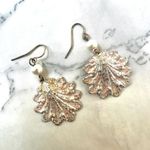faux pearl shell earrings Photo 1