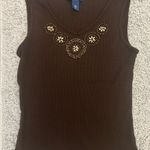 Karen Scott vintage beaded tank top Photo 0