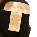 Vintage Crochet Long Sleeve Sweater Black Large Photo 13