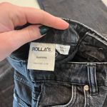 ROLLA'S Dusters Slim Straight Jeans in Comfort‎ Shadow Size 28 Black Photo 7