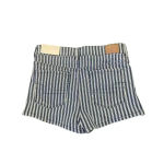 American Eagle  Hi Rise Shortie Blue‎ Striped Next Level Stretch Size 8 NWT Photo 1