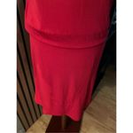 White House | Black Market  Dress Red Silver Trim Size S lined sexy but classy NWT Photo 2