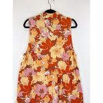 Show Me Your Mumu  Dress Orange Groovy Mini V Neck Floral Retro Glam Boho 2XL Photo 9
