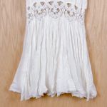 Free People  Ilektra Slip Cotton Lace Mini Dress Black Small Photo 10