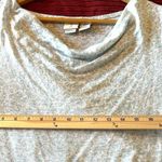 Joie  Linen Cowl Neck Blue Floral Tee. Size Large. Photo 6