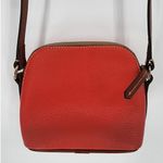 Dooney & Bourke Red Pebbled Leather Mini Crossbody Bag Photo 2