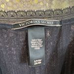 Victoria's Secret  Black Pink Sparkly Sequin Striped Slip Mini Babydoll Dress Smal Photo 4